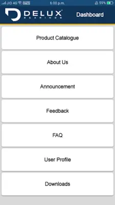 Delux Bearings android App screenshot 2